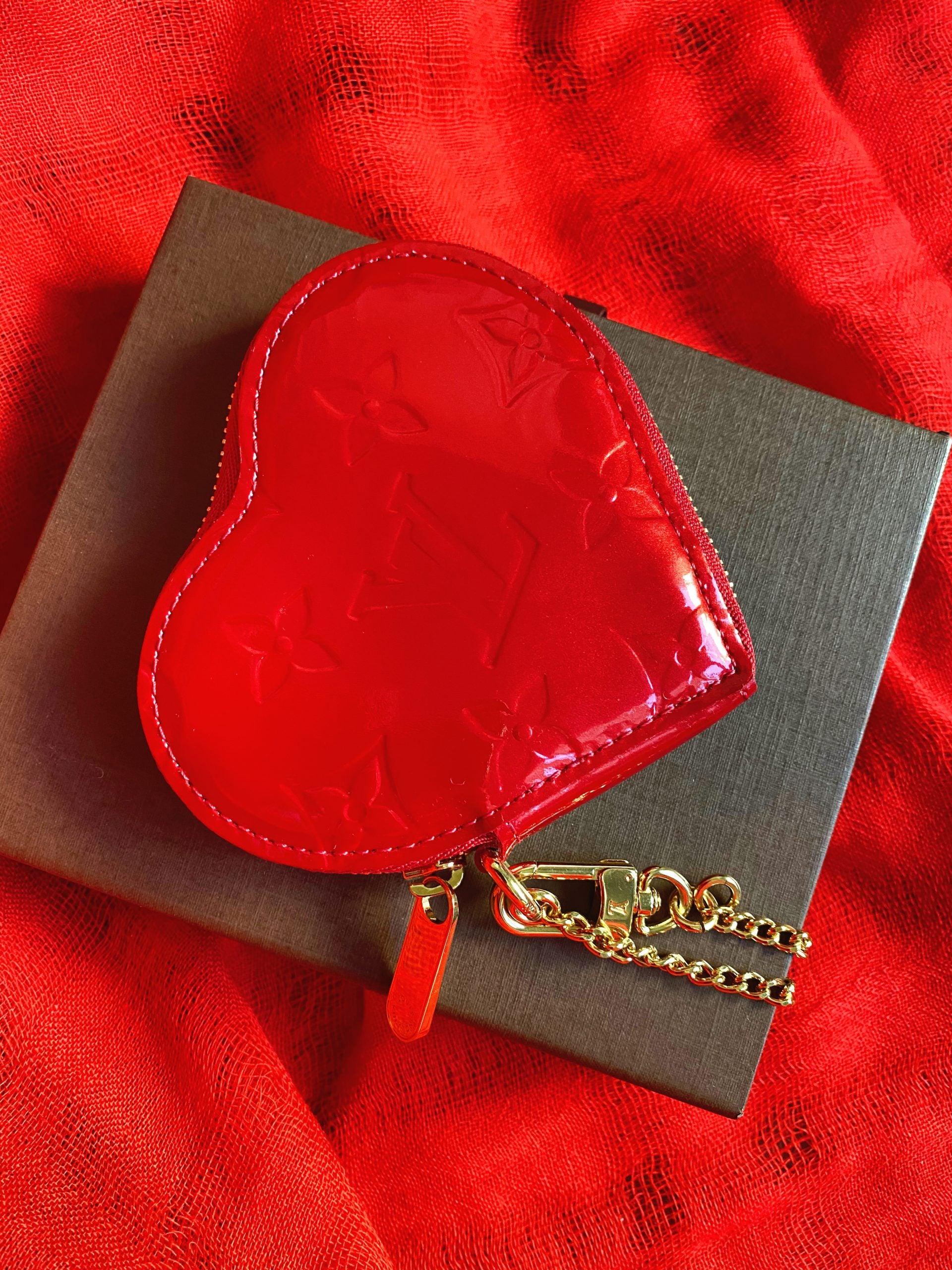 Heart Coin Purse Vernis – Keeks Designer Handbags