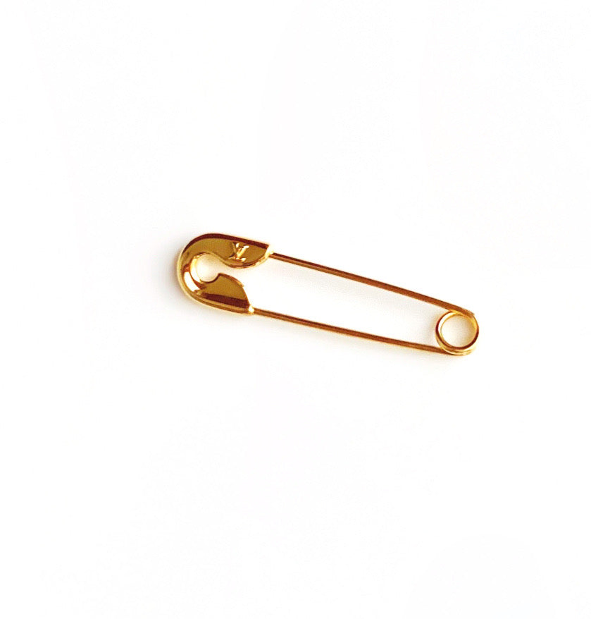 Authentic Vintage Gold Louis Vuitton Safety Pin