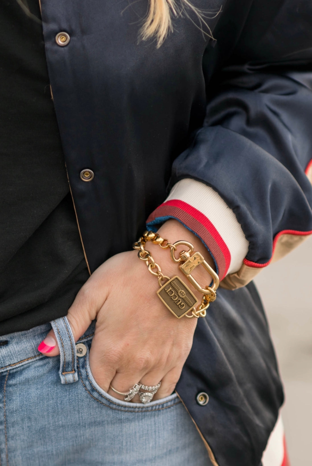 Upcycled clearance gucci bracelet