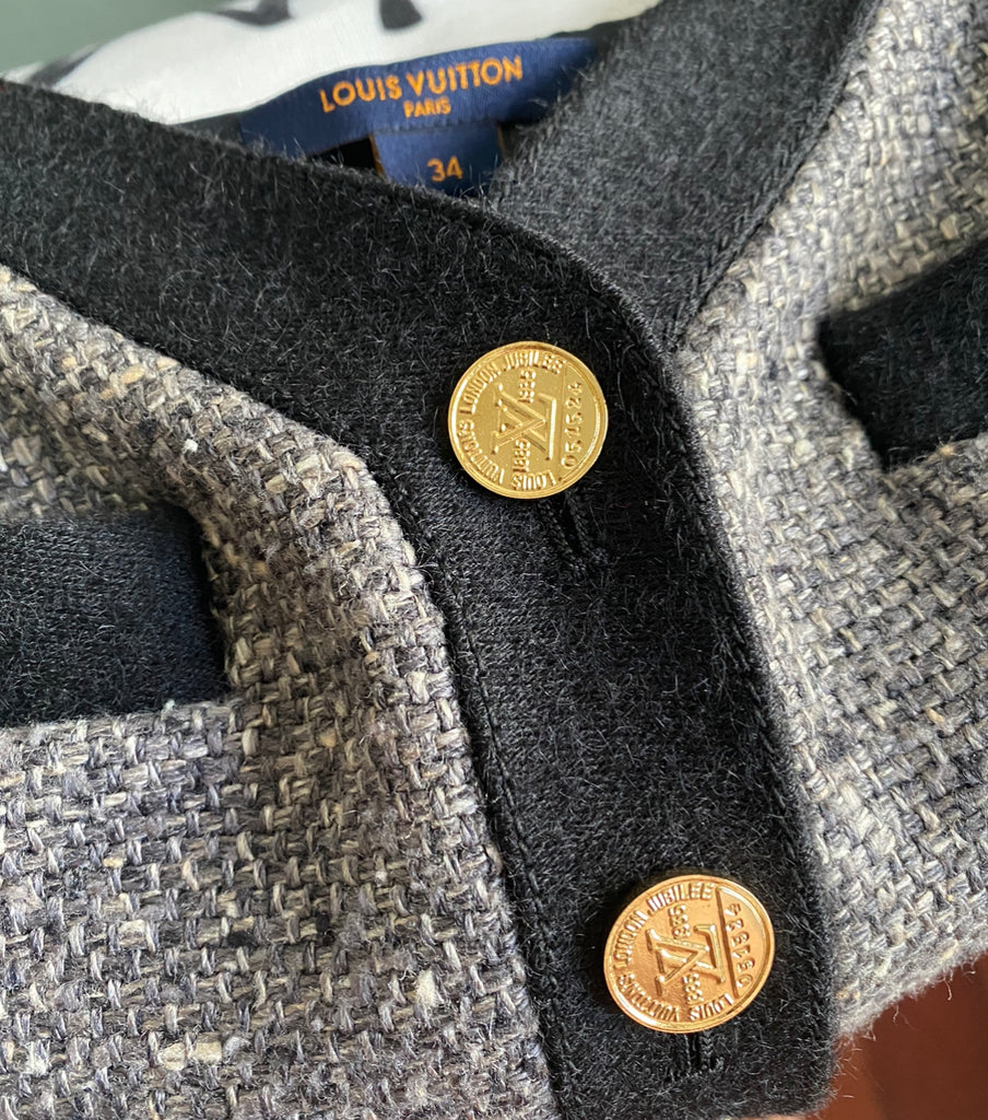 Louis Vuitton Button Necklace — Blue Blood Metal