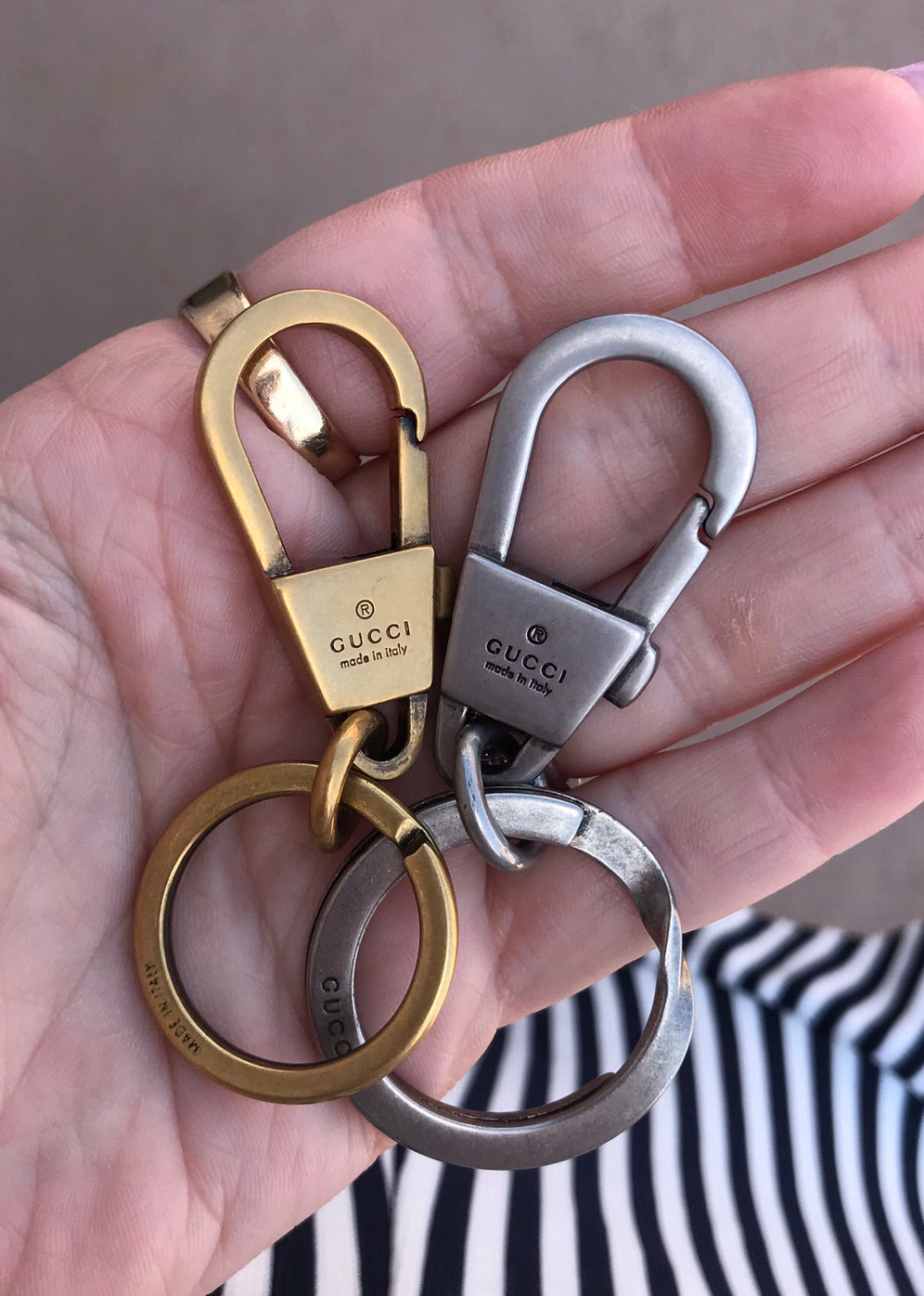 Louis Vuitton Louis Vuitton Gunmetal Grey Padlock & 2 Keys