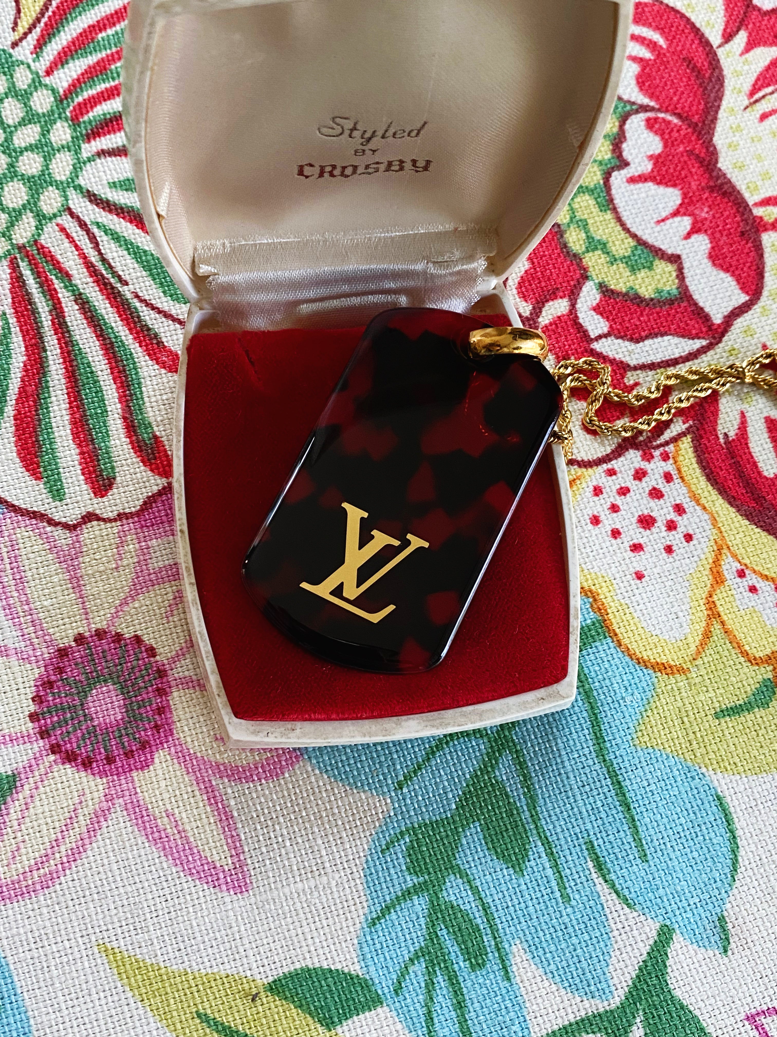 Large Turquoise and Gold Louis Vuitton Charm Necklace – Old Soul