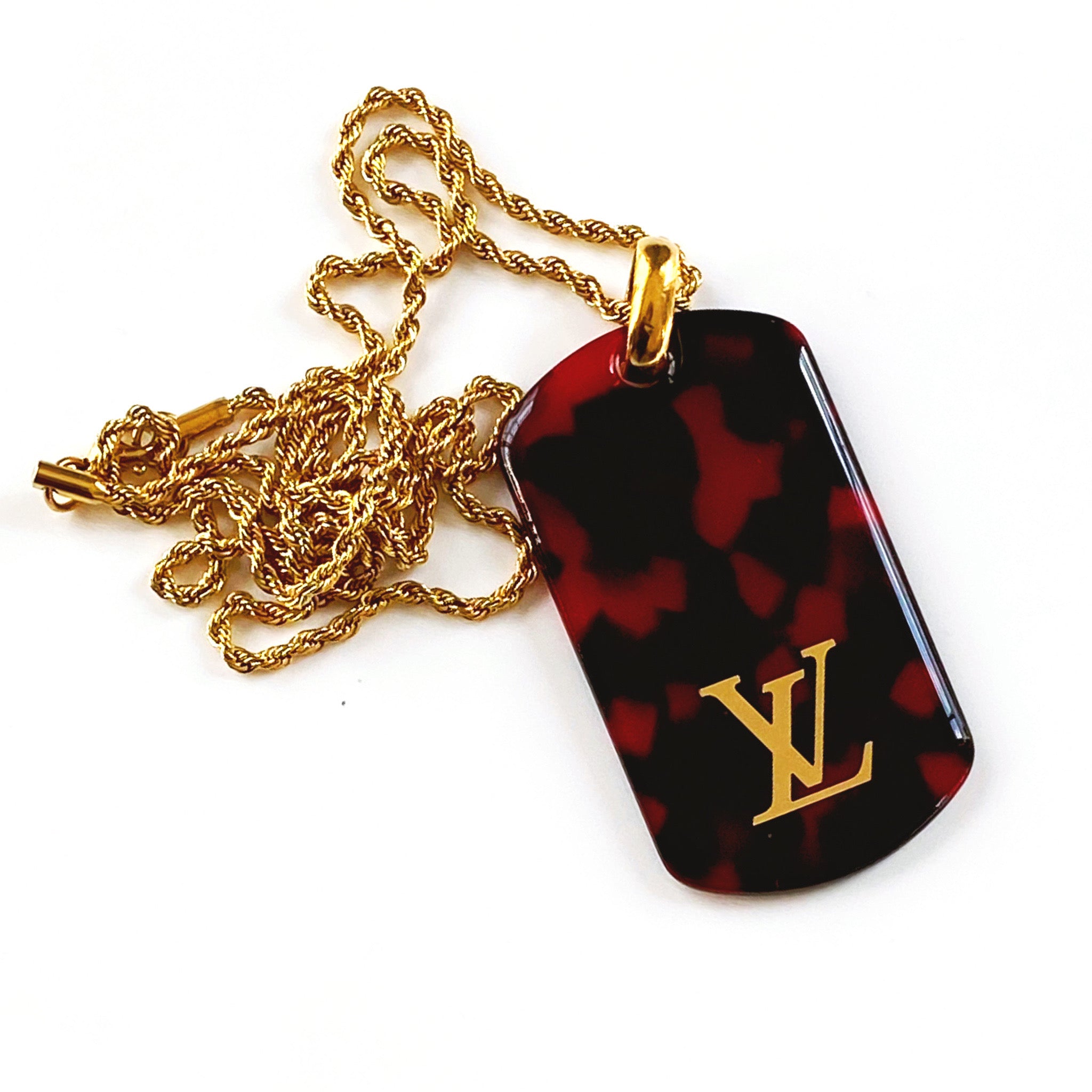 HUGE Tortoise Louis Vuitton Charm Necklace – Old Soul Vintage Jewelry